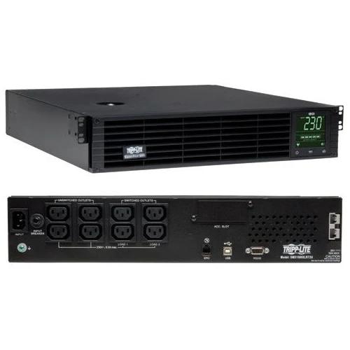 Источник бесперебойного питания Tripp-Lite SMX1500XLRT2U (Линейно-интерактивные, Стоечный (Rack), 1500 ВА, 1350 Вт)