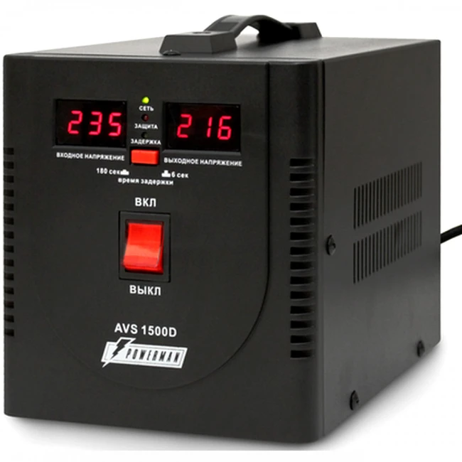 Стабилизатор Powerman AVS 1500D POWERMAN AVS 1500D Black