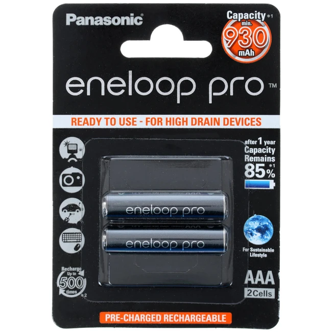 Батарейка Panasonic Eneloop Pro BK-4HCDE/2BE
