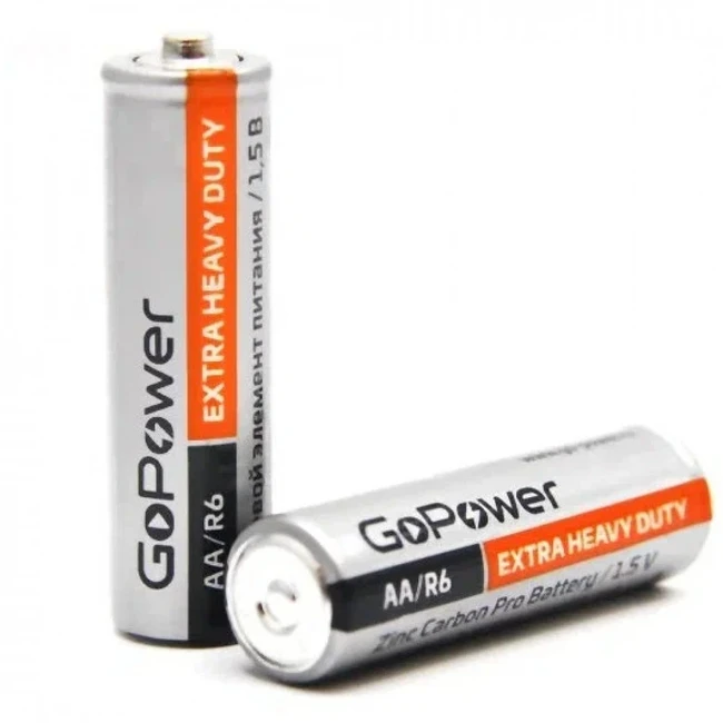 Батарейка GoPower R6 AA BL4 Heavy Duty 00-00015594
