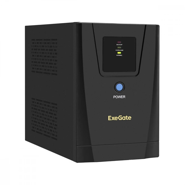 Источник бесперебойного питания ExeGate SpecialPro UNB-1500.LED.AVR.2SH.3C13.USB EX292798RUS (Линейно-интерактивные, Напольный, 1500 ВА, 950)