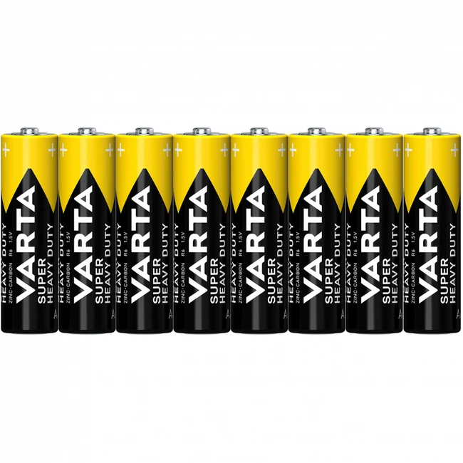 Батарейка VARTA SUPERLIFE R6 AA Shrink 8 Heavy Duty 1.5V 02006101308