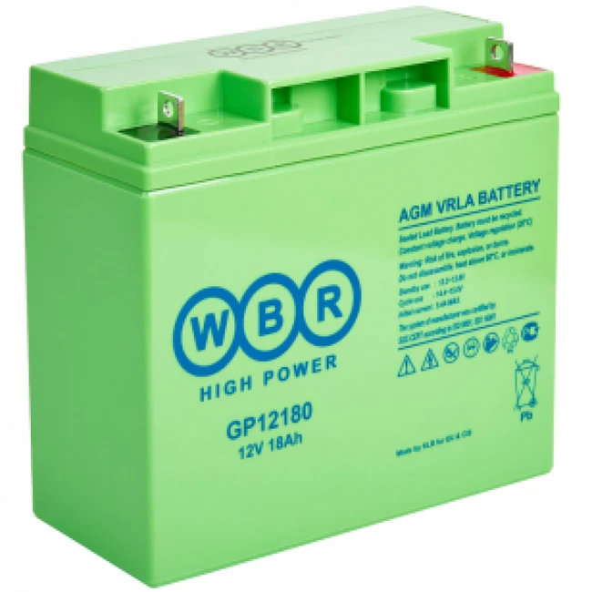 Сменные аккумуляторы АКБ для ИБП WBR GP12180 12 В