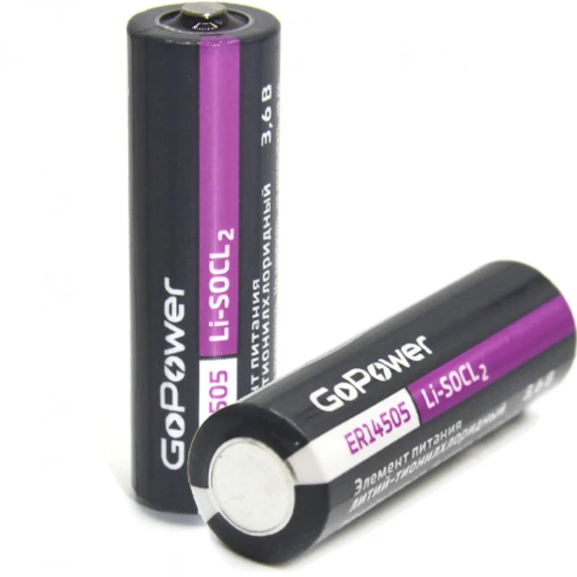 Батарейка GoPower 14505 PC1 Li-SOCl2 3.6V 00-00015333