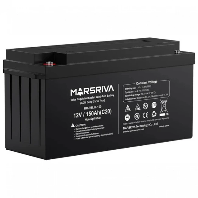 Сменные аккумуляторы АКБ для ИБП MARSRIVA MR-PBL12-150 (12 В)