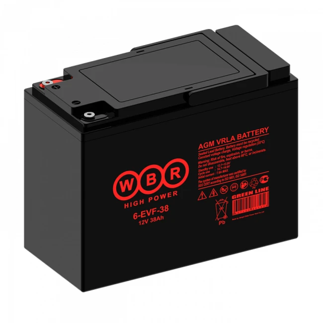 Сменные аккумуляторы АКБ для ИБП WBR 6-EVF-38 WBR (12 В)