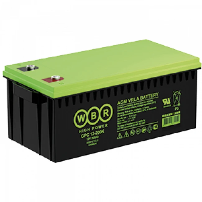 Сменные аккумуляторы АКБ для ИБП WBR GPC12-200 GPC12-200 WBR (12 В)