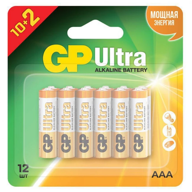 Батарейка GP Ultra 24AU-2CR12 AAA GP 24AU-2CR12 144/1152