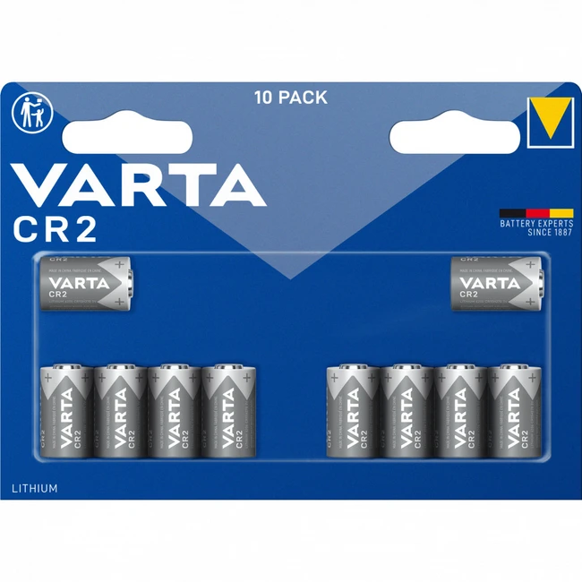Батарейка VARTA ELECTRONICS CR2 BL10 Lithium 3V 6206301461