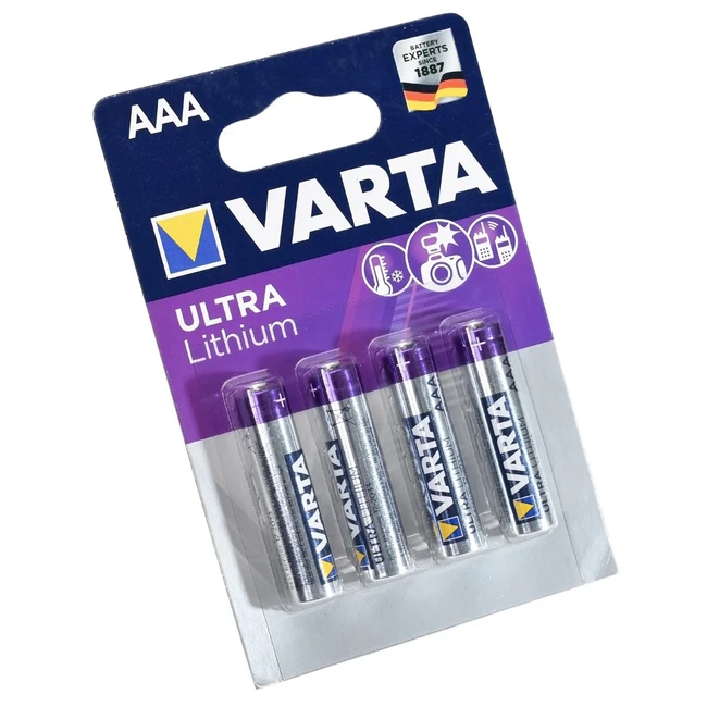 Батарейка VARTA ULTRA FR03 AAA BL4 Lithium 1.5V 06103301404