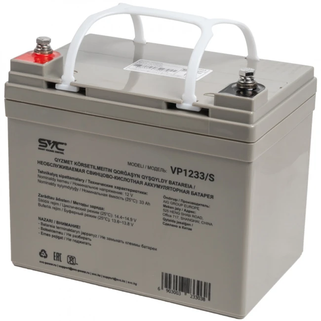 Сменные аккумуляторы АКБ для ИБП SVC VP1233/S 12 В