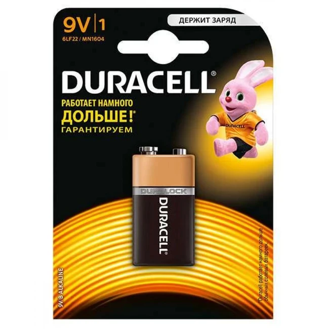 Батарейка Duracell Basic 9V 6LP3146/MN1604 9V 6LR61-MN/6LP3146/MN1604