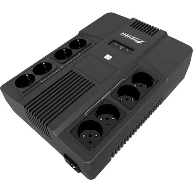 Источник бесперебойного питания Powerman Brick 1000 Линейно-интерактивные, Напольный (Tower), 1000 ВА, 600 Вт