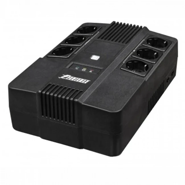 Источник бесперебойного питания Powerman Brick 600 POWERMAN BRICK 600 Линейно-интерактивные, Напольный (Tower), 600 ВА, 360 Вт