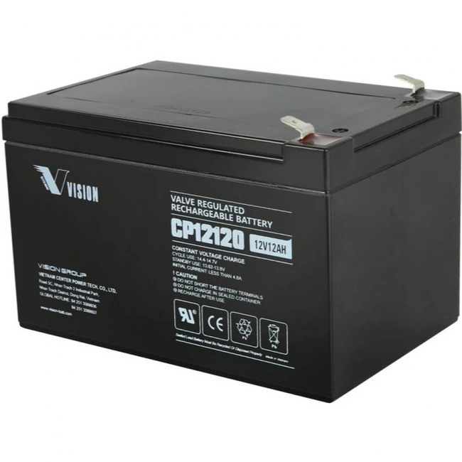 Сменные аккумуляторы АКБ для ИБП VISION CP12120AC CP12120AC 12V12AH (12 В)
