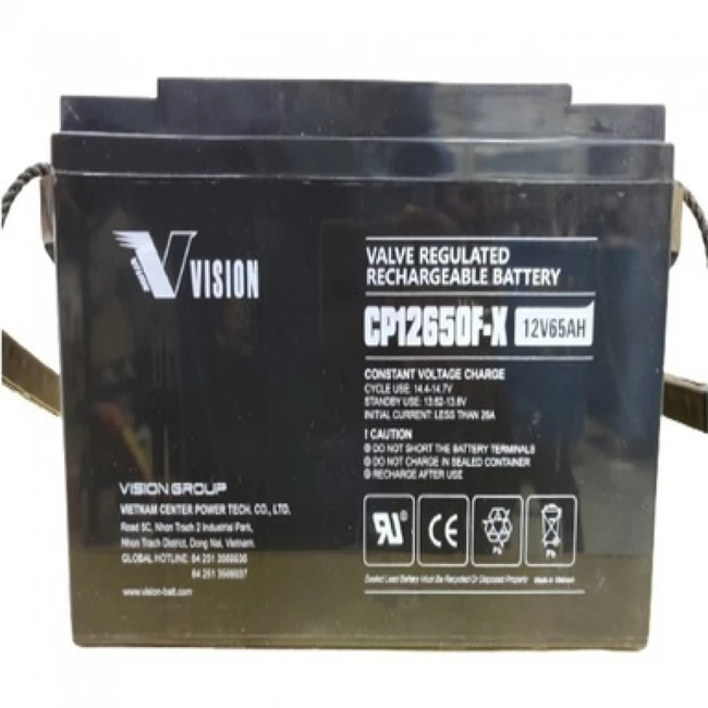 Сменные аккумуляторы АКБ для ИБП VISION CP12650F-X CP12650F-X 12V65AH (12 В)