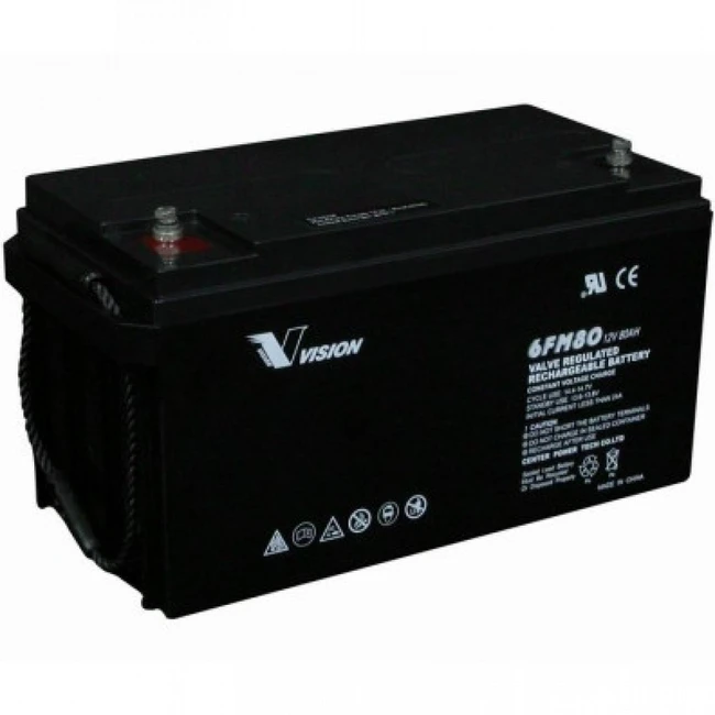 Сменные аккумуляторы АКБ для ИБП VISION 6FM80-X 6FM80-X 12V80AH