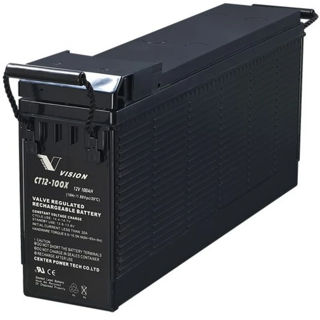 Сменные аккумуляторы АКБ для ИБП VISION CT12-100EX CT12-100EX 12V100Ah (12 В)