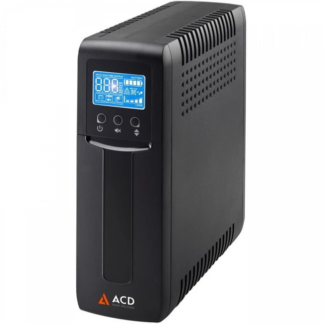 Источник бесперебойного питания ACD PW-Slim 850 82N-C34003-00G Линейно-интерактивные, Напольный (Tower), 850 ВА, 510 Вт