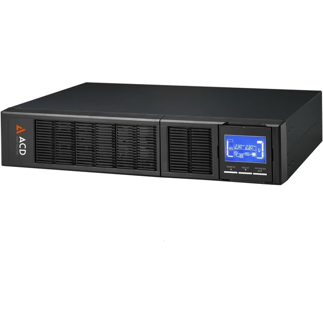 Источник бесперебойного питания ACD PW-RackLine 1000I 83-122202-00G Двойное преобразование (On-Line), Стоечный (Rack), 1000 ВА, 900 Вт
