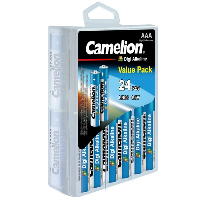 Батарейка CAMELION Digi Alkaline  AAA LR03-PBH24DG