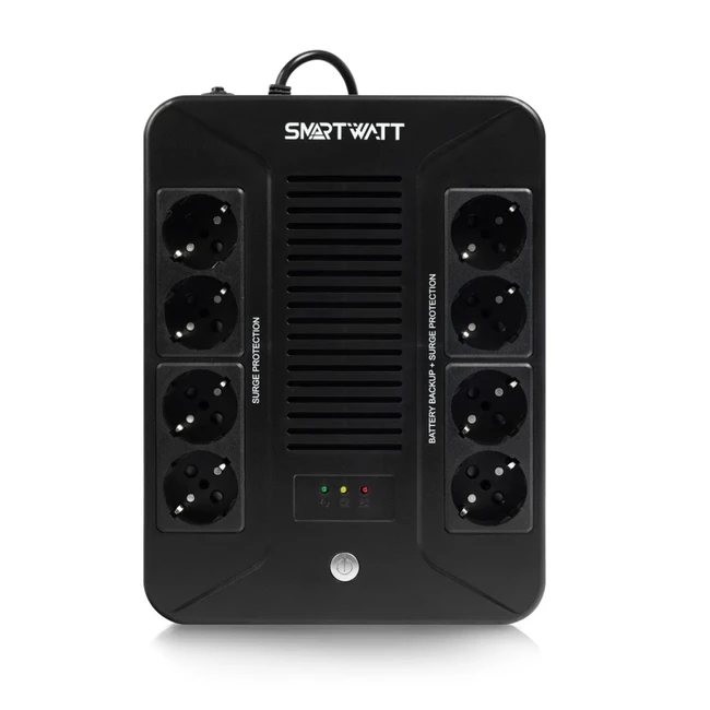 Источник бесперебойного питания SMARTWATT SAFE PRO 1000 3703020270001 (Линейно-интерактивные, Напольный, 1000 ВА, 600)