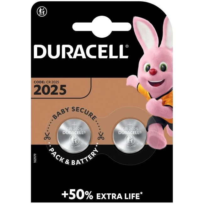 Батарейка Duracell CR2025/2