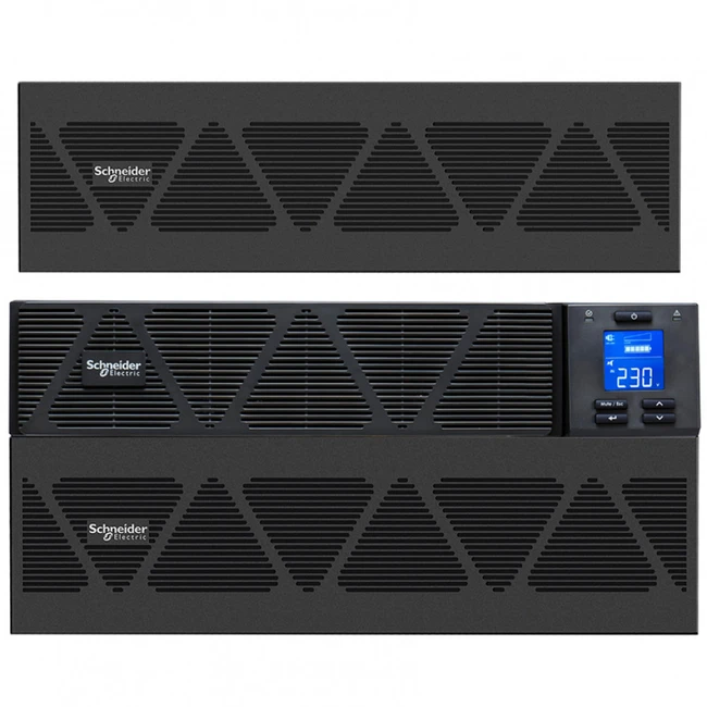 Источник бесперебойного питания Schneider Electric Easy UPS SRVS6KRILRK SRVS6KRILRK,SRVSPM6KRIL+SRVSRK Двойное преобразование (On-Line), Стоечный (Rack), 6000 ВА, 6000 Вт