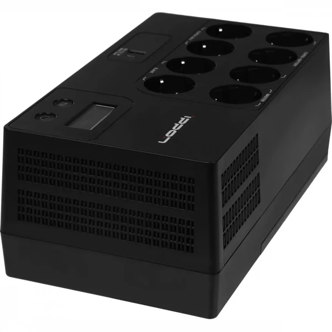 Источник бесперебойного питания IPPON Kirpich 650 i2003035 Линейно-интерактивные, Напольный (Tower), 650 ВА, 360 Вт