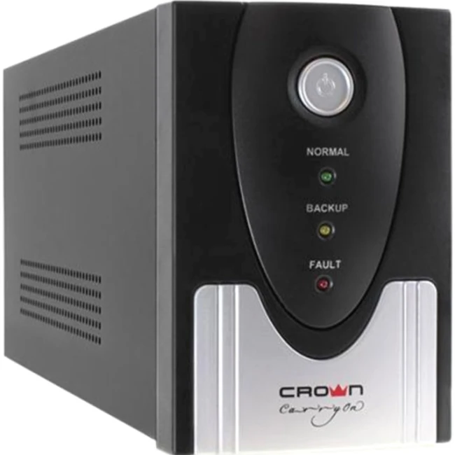 Источник бесперебойного питания CROWN ИБП CMU-SP650 CM000001489 (Линейно-интерактивные, Напольный (Tower), 650 ВА, 415 Вт)