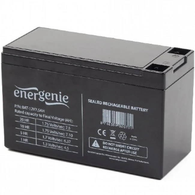 Сменные аккумуляторы АКБ для ИБП Energenie BAT-12V7.5AH (12 В)
