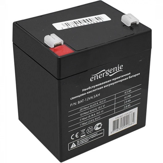 Сменные аккумуляторы АКБ для ИБП Energenie BAT-12V4.5AH (12 В)