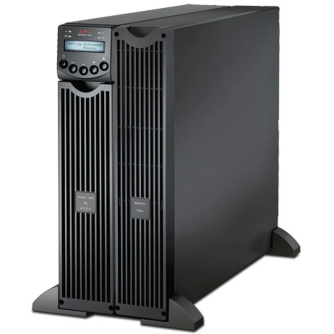 Источник бесперебойного питания APC Smart-UPS RC 6000 SRC6000XLI (Двойное преобразование (On-Line), Напольный (Tower), 6000 ВА, 4800 Вт)