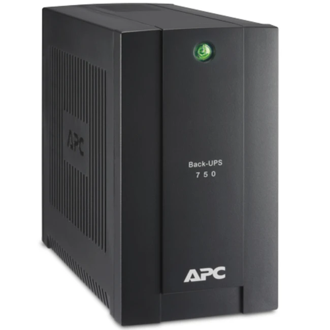 Источник бесперебойного питания APC Back-UPS 750 Schuko BC750-RS (Линейно-интерактивные, Напольный, 750 ВА, 415)