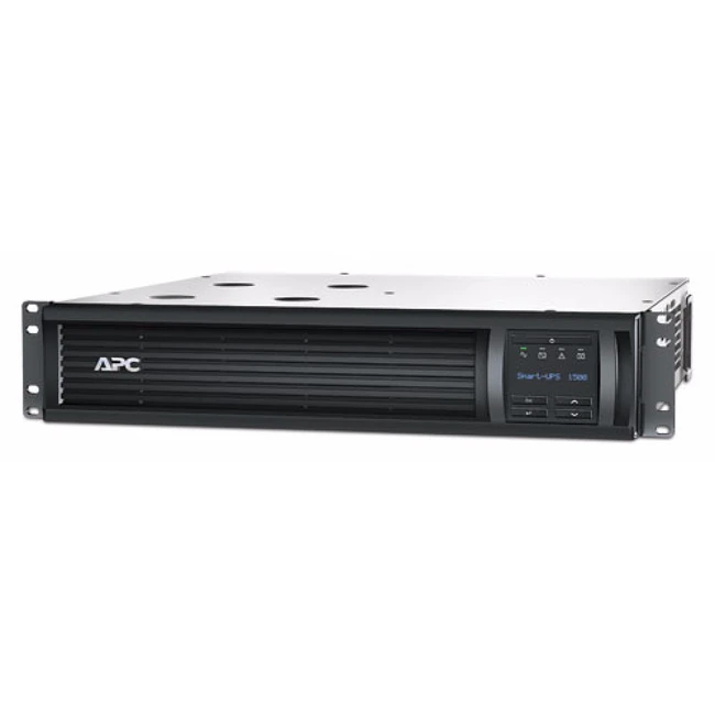 Источник бесперебойного питания APC Smart-UPS 1500 ВА с ЖК-экраном, в стоечном шасси высотой 2U, 230 В, с платой сетевого управления SMT1500RMI2UNC (Линейно-интерактивные, C возможностью установки в стойку, 1500 ВА, 1000)
