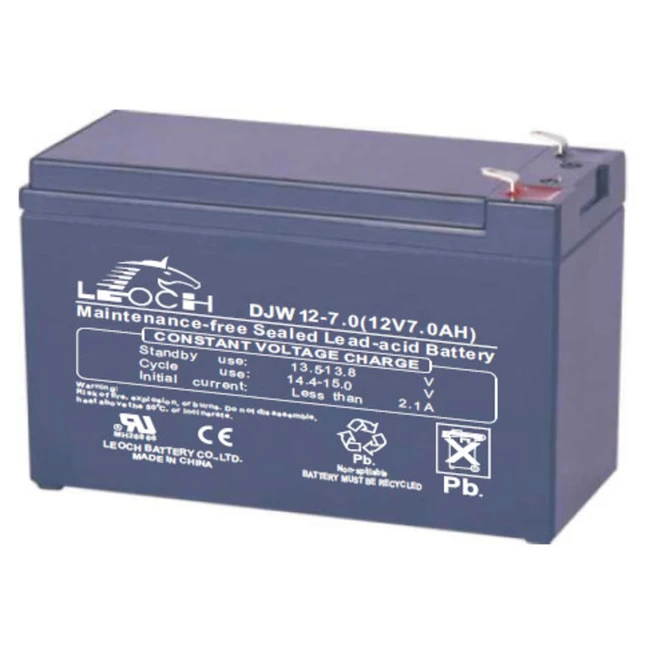 Сменные аккумуляторы АКБ для ИБП Leoch батарея DJW12-7.0 12В 7 Ач 12 В