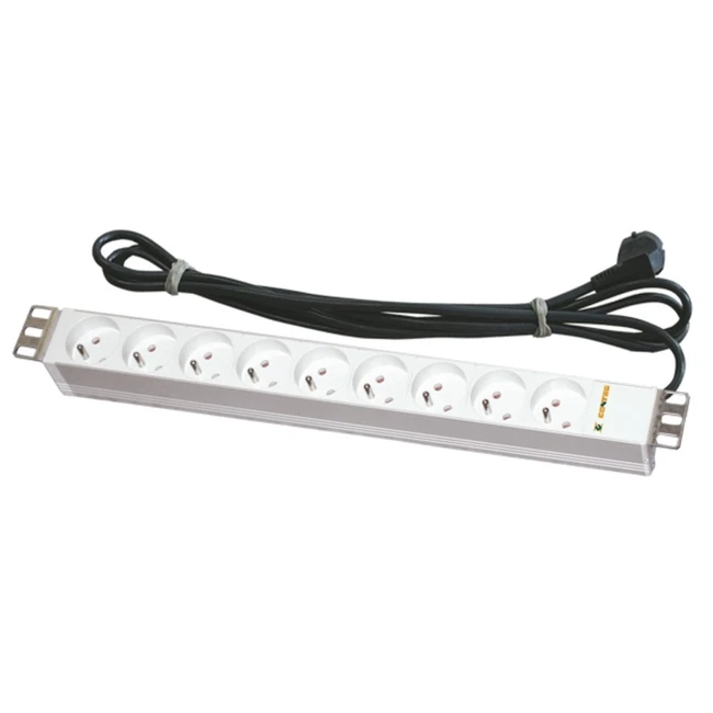 Распределитель питания Conteg Блок розеток 19" DP-RP-08SCHUS