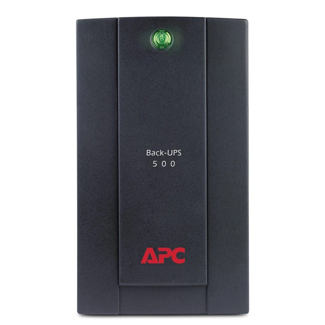 Источник бесперебойного питания APC Back-UPS 500, Schuko BC500-RS (Линейно-интерактивные, Напольный, 500 ВА, 300)