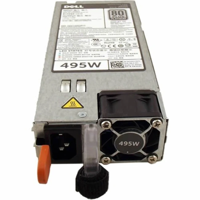 Серверный блок питания Dell Single Hot-plug 495-Watt Power Supply 450-AEBM 1U, 495 Вт