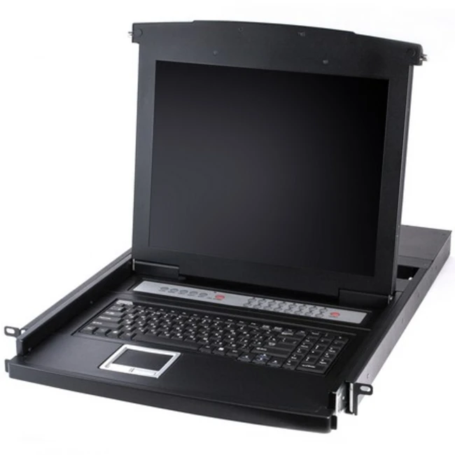 KVM-переключатель SHIP KVM консоль AS-9116ULG, 19", 2 порта USB, 16 портов VGA