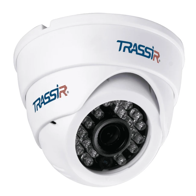 IP видеокамера Trassir TR-D8121IR2W Купольная, Внутренней установки, WiFi + Ethernet, 2.8 мм, 1/2.7", 2 Мп ~ 1920×1080 Full HD