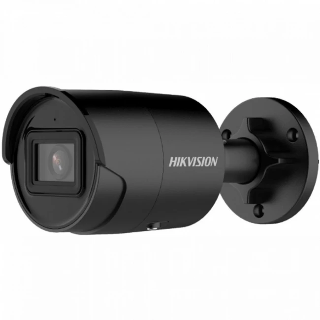 IP видеокамера Hikvision DS-2CD2083G2-IU(BLACK)(2.8MM) (Цилиндрическая, Уличная, Проводная, 2.8 мм, 1/2.8", 8 Мп ~ 3840×2160 4K UHD или Ultra HD)
