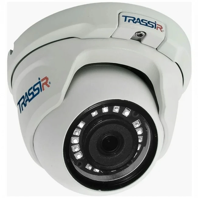 IP видеокамера Trassir TR-D2S5-NOPOE V2 Купольная, Уличная, Проводная, 3.6 мм, 1/2.9", 2 Мп ~ 1920×1080 Full HD