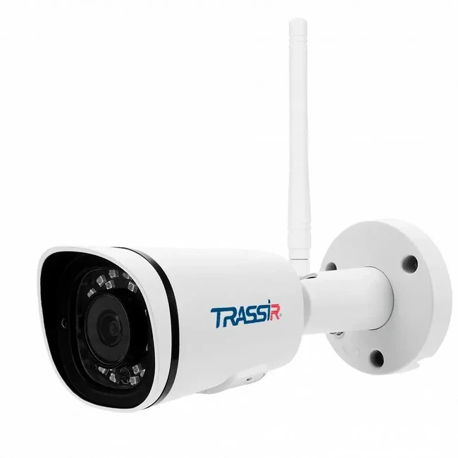 IP видеокамера Trassir TR-D2121IR3W V3 (Цилиндрическая, Уличная, WiFi + Ethernet, 2.8 мм, 1/2.7", 2 Мп ~ 1920×1080 Full HD)
