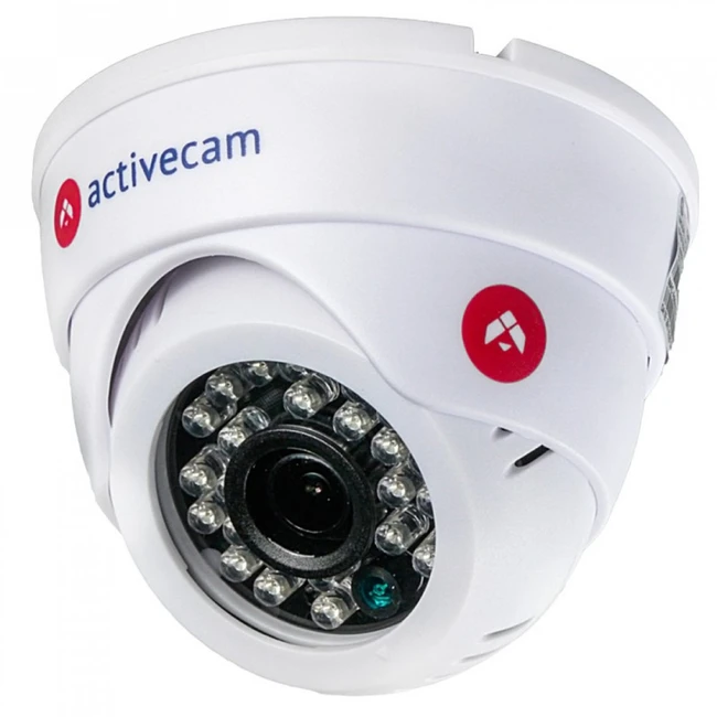 IP видеокамера ActiveCam AC-D8121IR2W (3.6 MM) (Купольная, Внутренней установки, WiFi + Ethernet, 3.6 мм, 1/2.7", 2 Мп ~ 1920×1080 Full HD)
