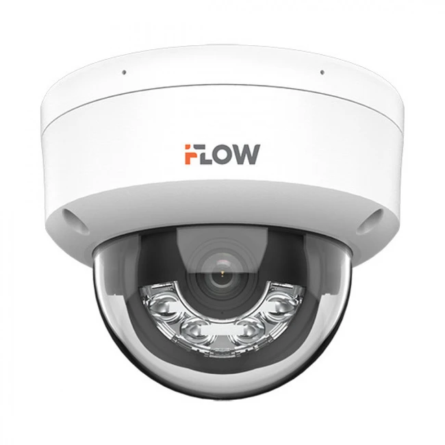 IP видеокамера iFlow F-IC-2422C2MS 311329319 Купольная, Уличная, Проводная, 2.8 мм, 1/2.7", 2 Мп ~ 1920×1080 Full HD