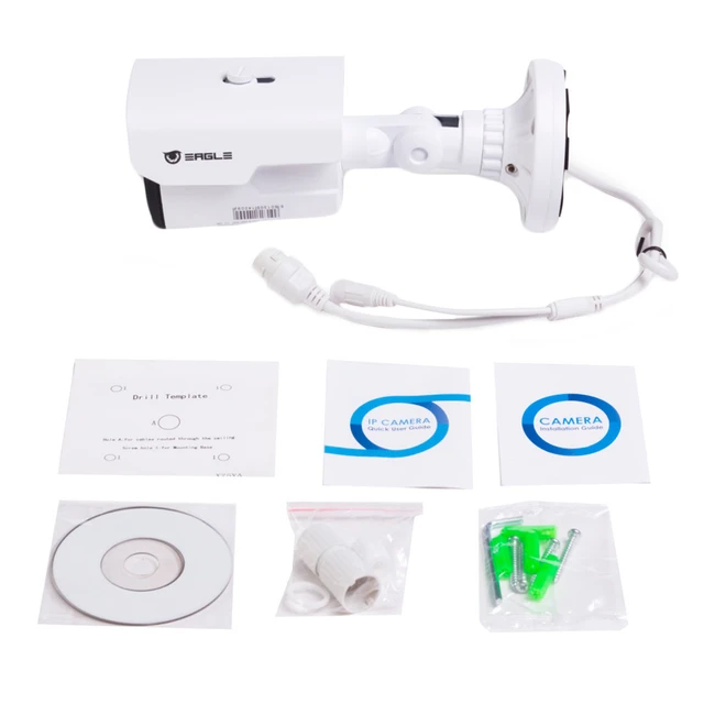 IP видеокамера EAGLE EGL-NBL370 (Цилиндрическая, Уличная, Проводная, 2.8 ~ 12 мм, 1/2.8", 3 Мп ~ 2048x1536)