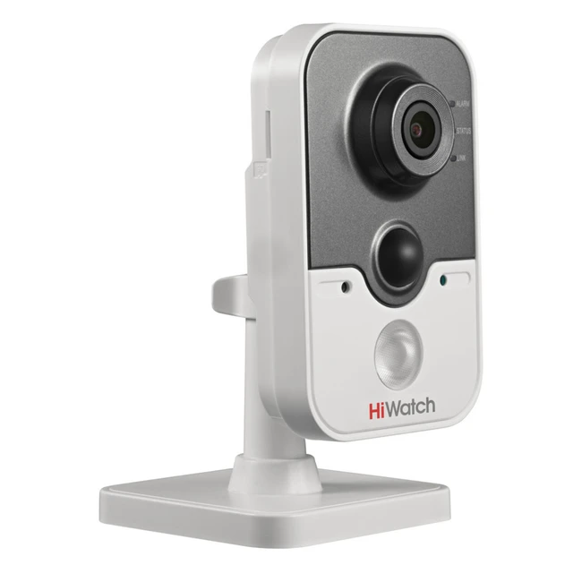 IP видеокамера HiWatch DS-I114W, 4мм DS-I114W (4 mm) (Настольная, Внутренней установки, WiFi + Ethernet, 4 мм, 1/4", 1 Мп ~ 1280×720 HD)