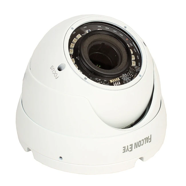IP видеокамера Falcon Eye FE-IPC-DL202PV Купольная, Внутренней установки, Проводная, 2.8 ~ 12 мм, 1/2.9", 2 Мп ~ 1920×1080 Full HD