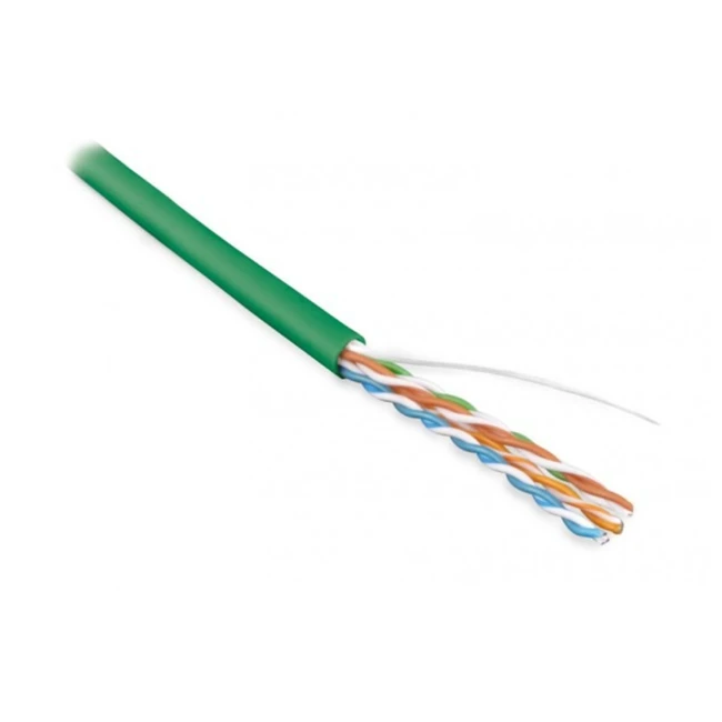 Кабель витая пара Hyperline UUTP4-C5E-S24-IN-LSZH-GN-305